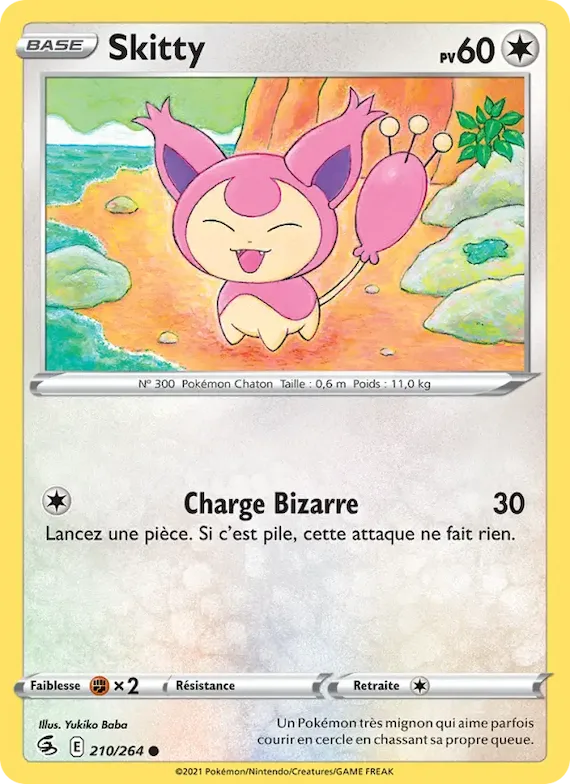 Skitty 210 – Poing de Fusion