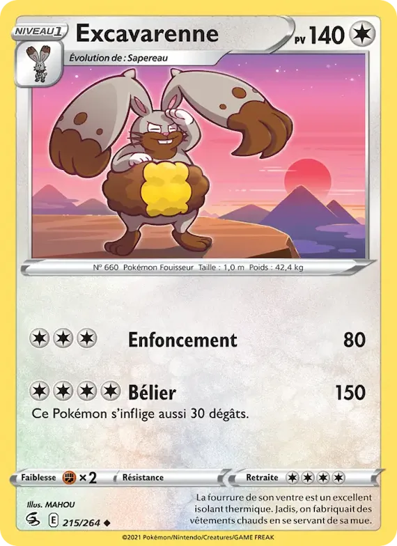 Excavarenne 215 – Poing de Fusion