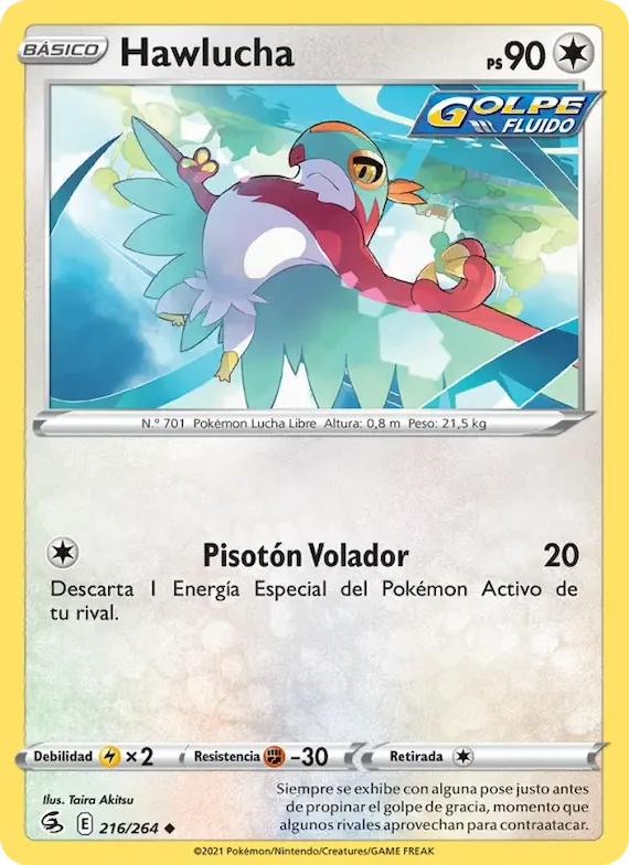 Hawlucha 216 – Golpe Fusión