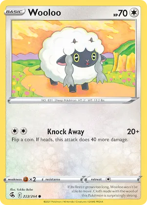Wooloo #222 – Fusion Strike