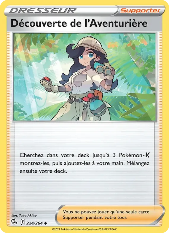 Découverte de l'Aventurière 224 – Poing de Fusion