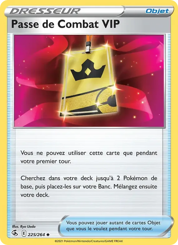 Passe de Combat VIP 225 – Poing de Fusion