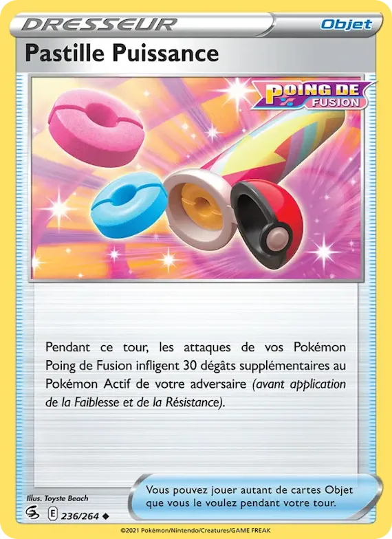 Pastille Puissance 236 – Poing de Fusion