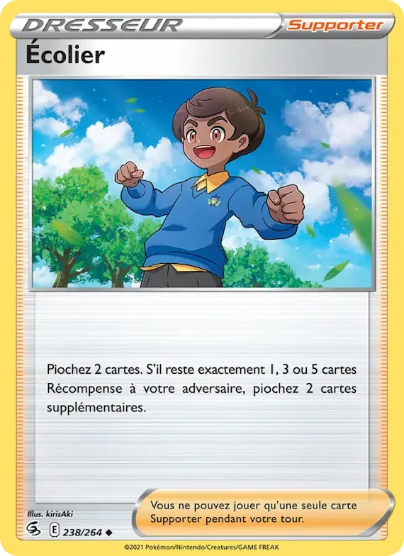 Écolier 238 – Poing de Fusion