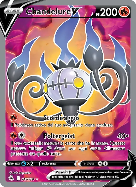 Chandelure V 247 – Colpo Fusione