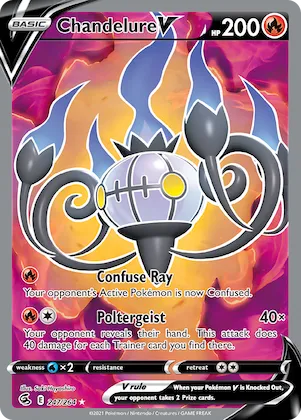 Chandelure V #247 – Fusion Strike