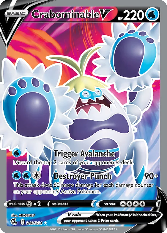 Crabominable V #248 – Fusion Strike