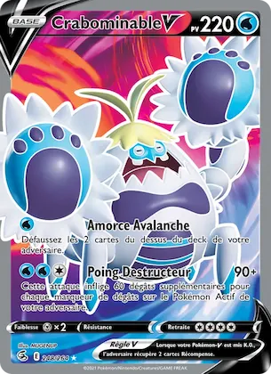 Crabominable V n° 248 – Poing de Fusion