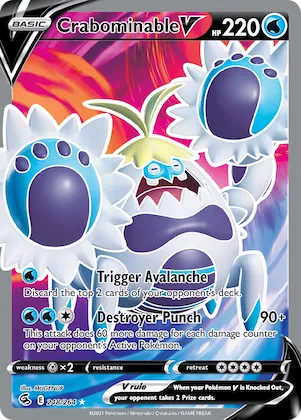 Crabominable V #248 – Fusion Strike