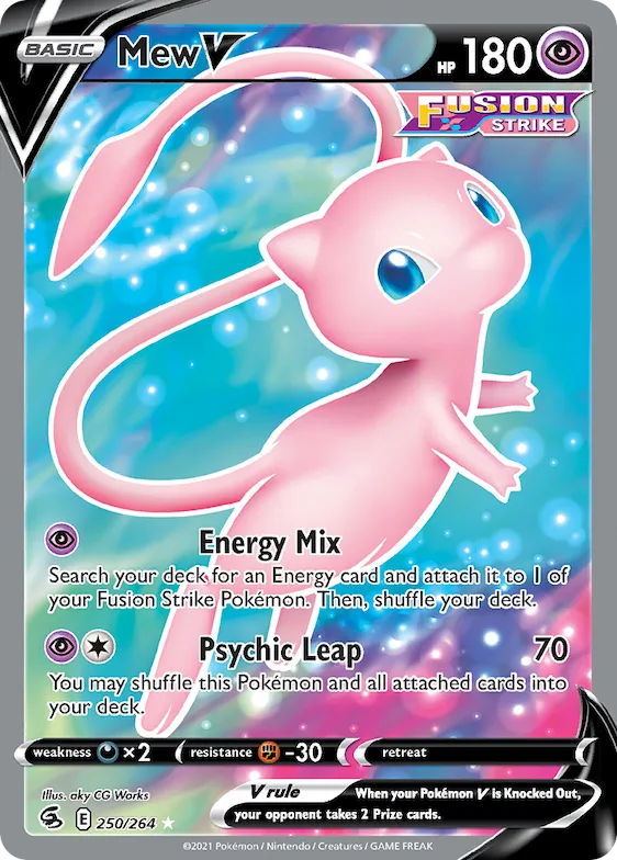 Mew V #250 – Fusion Strike