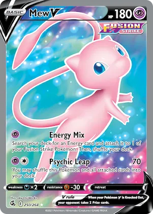 Mew V #250 – Fusion Strike