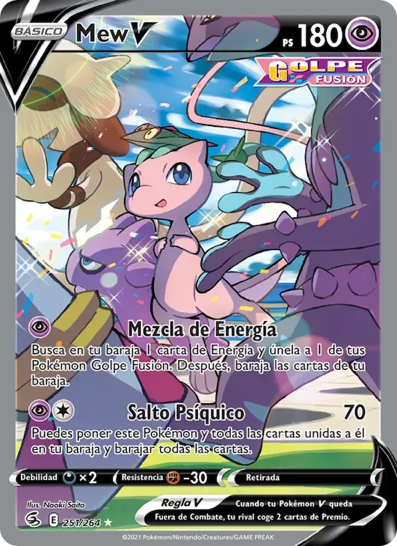 Mew V 251 – Golpe Fusión