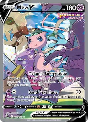 Mew V 251 – Poing de Fusion