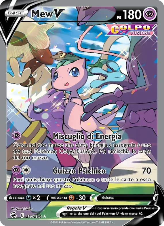 Mew V 251 – Colpo Fusione