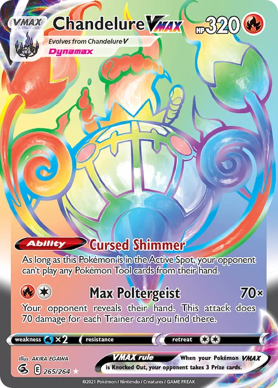 Chandelure VMAX #265 – Fusion Strike