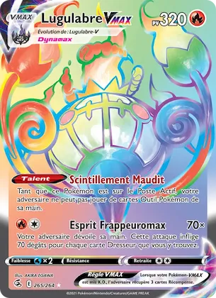 Lugulabre VMAX n° 265 – Poing de Fusion