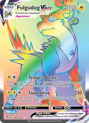 Fulgudog VMAX n° 267 – Poing de Fusion