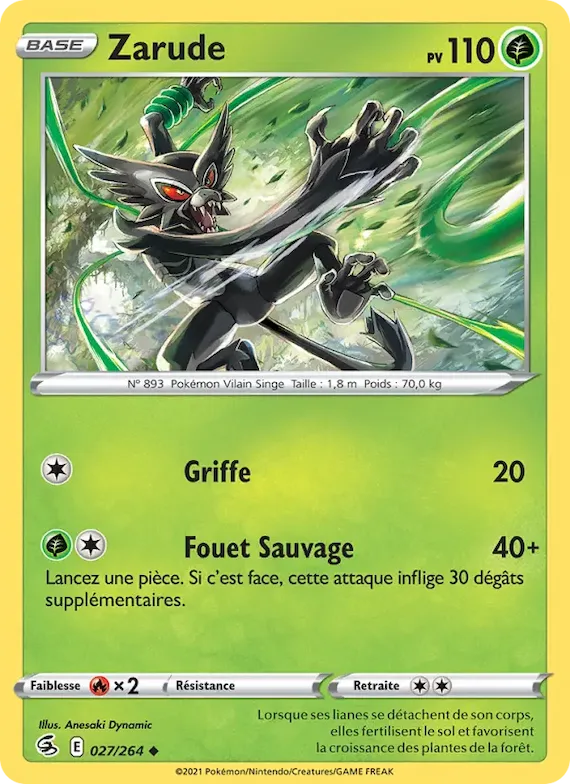 Zarude 27 – Poing de Fusion