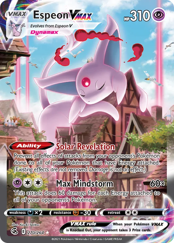 Espeon VMAX #270 – Fusion Strike