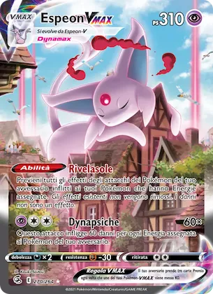 Espeon VMAX 270 – Colpo Fusione