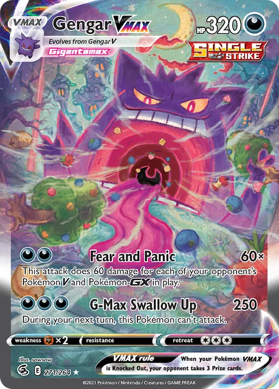 Gengar VMAX #271 – Fusion Strike