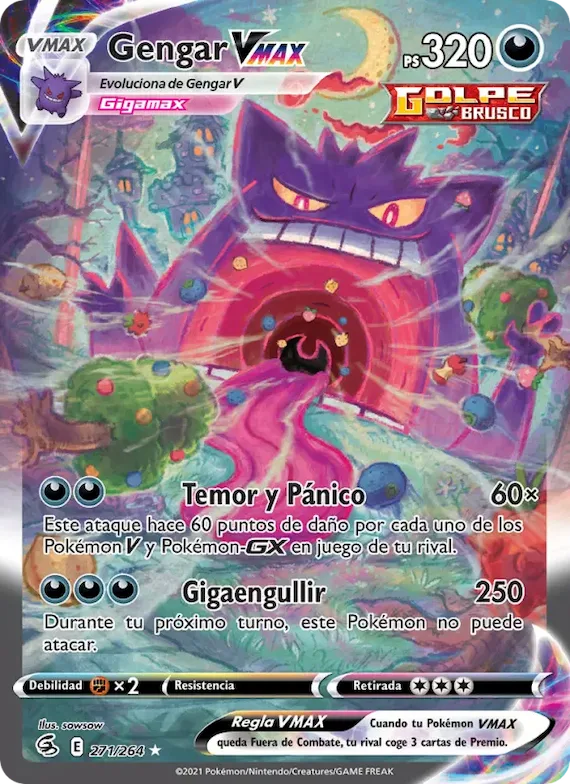 Gengar VMAX 271 – Golpe Fusión