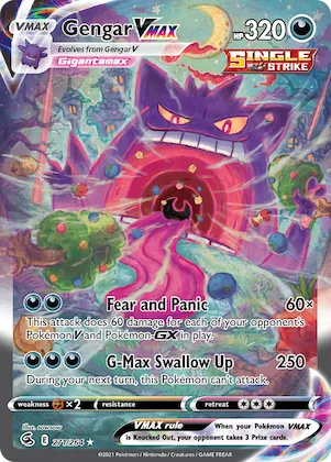 Gengar VMAX #271 – Fusion Strike