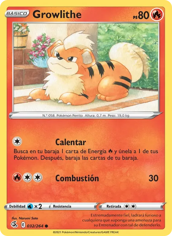 Growlithe 32 – Golpe Fusión