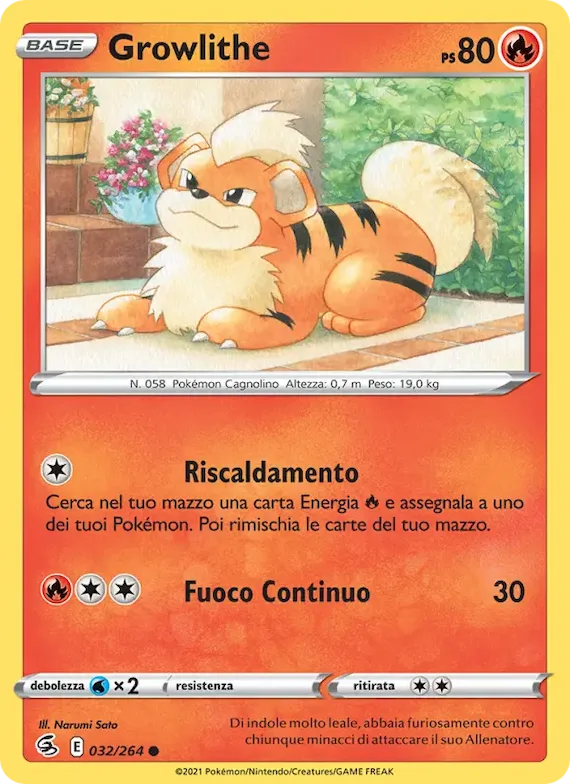 Growlithe 32 – Colpo Fusione