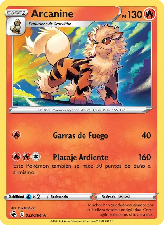 Arcanine 33 – Golpe Fusión