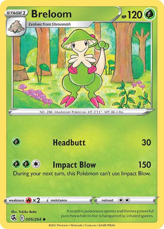 Breloom 5 – Golpe Fusão