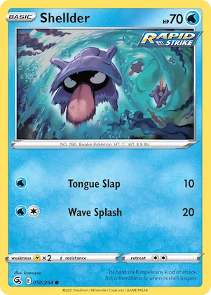 Shellder #50 – Fusion Strike