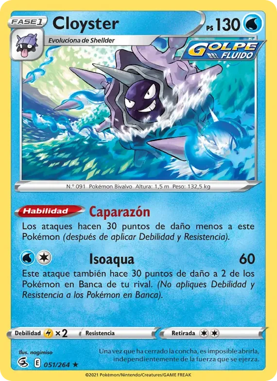 Cloyster 51 – Golpe Fusión