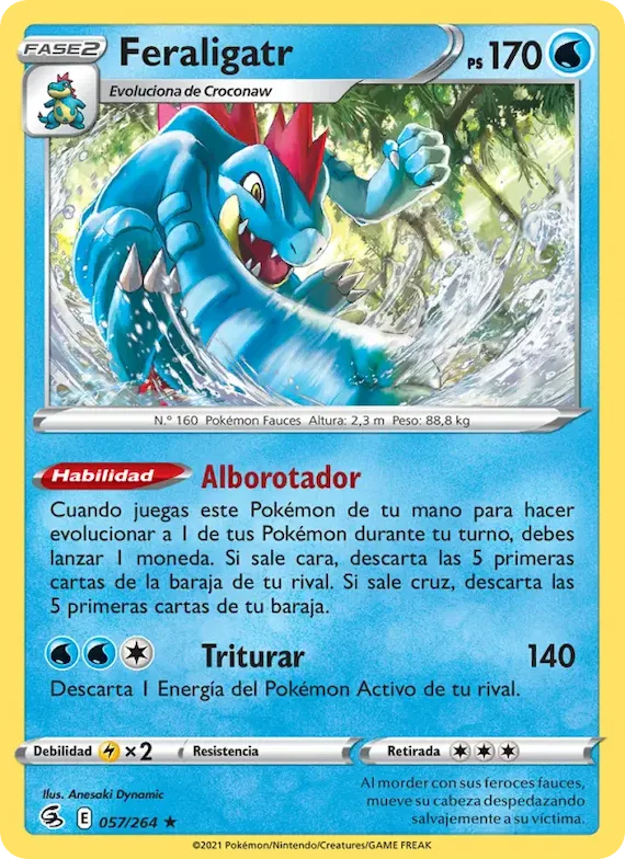 Feraligatr 57 – Golpe Fusión