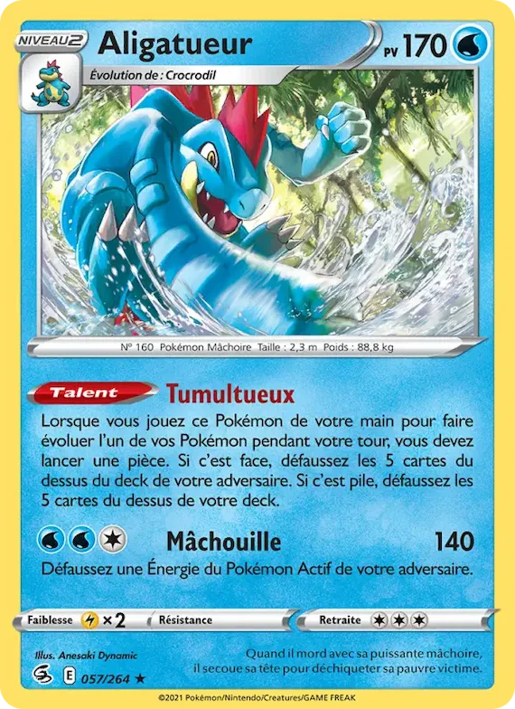 Aligatueur 57 – Poing de Fusion