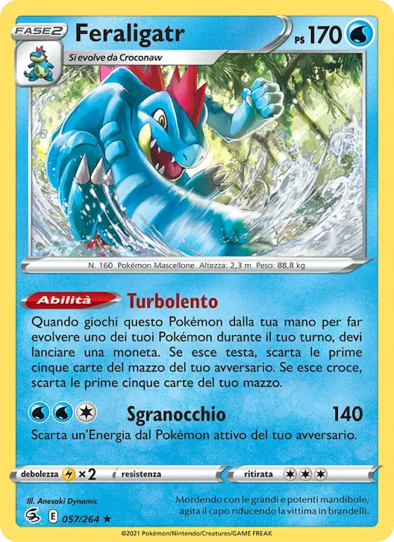 Feraligatr 57 – Colpo Fusione