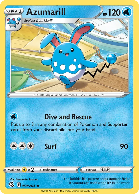 Azumarill 59 – Golpe Fusão