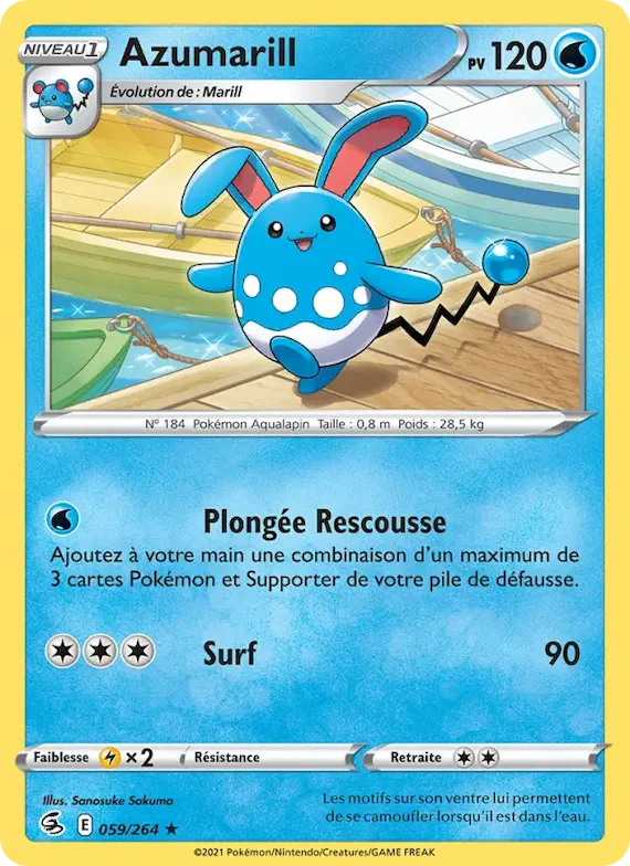 Azumarill 59 – Poing de Fusion
