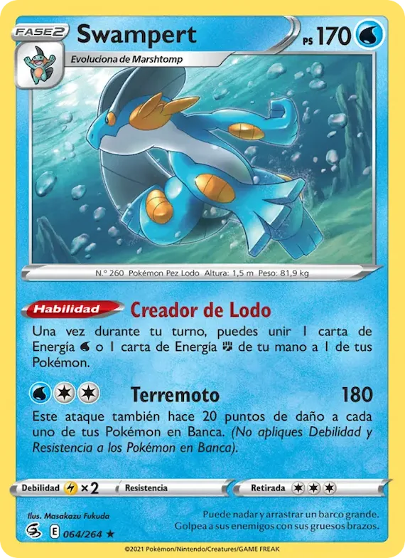 Swampert 64 – Golpe Fusión