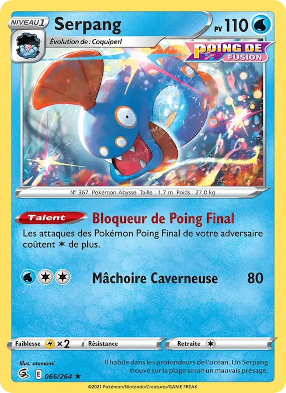 Serpang 66 – Poing de Fusion