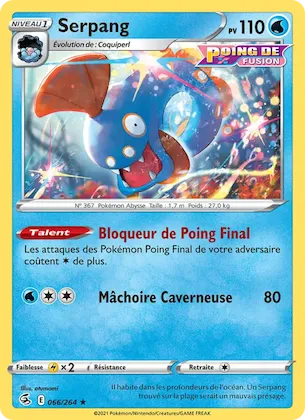 Serpang n° 66 – Poing de Fusion