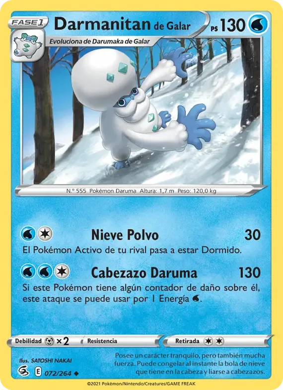Darmanitan de Galar 72 – Golpe Fusión