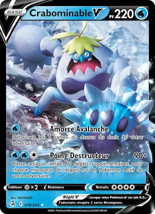 Crabominable V n° 76 – Poing de Fusion
