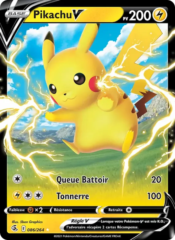 Pikachu V 86 – Poing de Fusion
