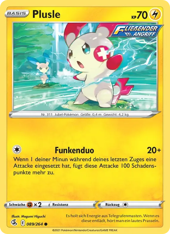 Plusle 89 – Fusionsangriff