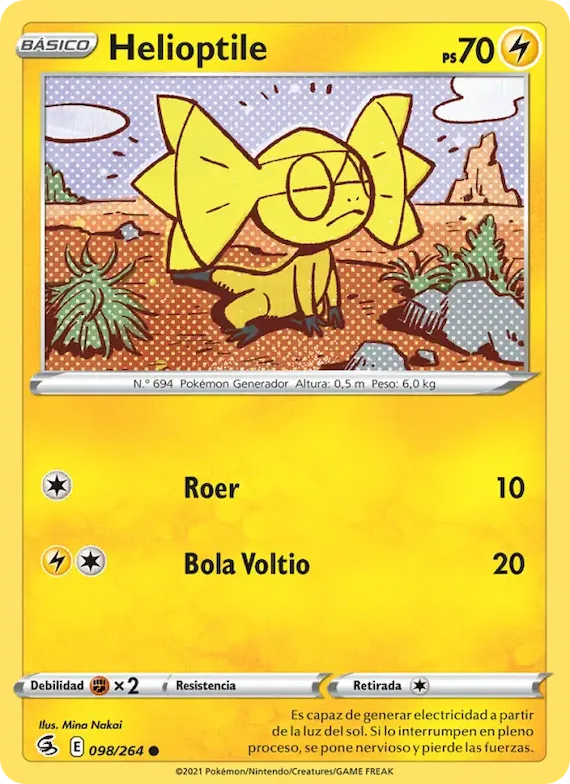 Helioptile 98 – Golpe Fusión