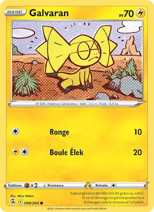 Galvaran n° 98 – Poing de Fusion