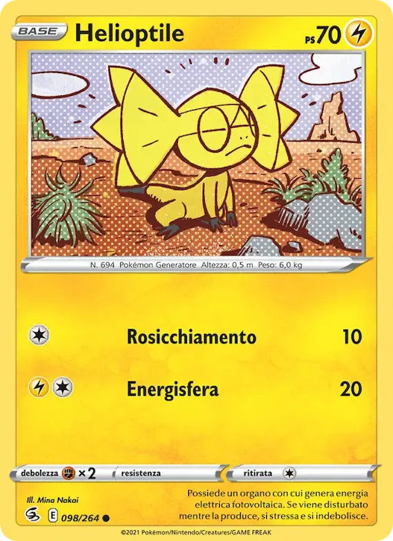 Helioptile 98 – Colpo Fusione