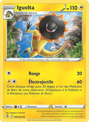 Iguolta n° 99 – Poing de Fusion