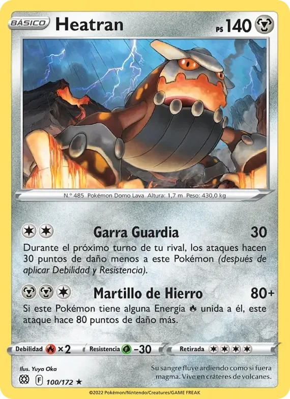 Heatran 100 – Astros Brillantes